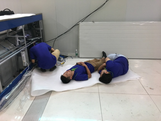 抢修遭台风重创的九洲港口岸，乐竞(中国)lejing·官方网页版,义不容辞！